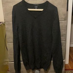 J. Crew Men’s Small V-neck Black Sweater worn once